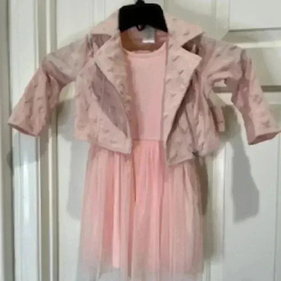 NEW Love To Be Loved Pink Dress And Jacket 2 pieces Girls Sz 4 NWT - Picture 11 of 12
